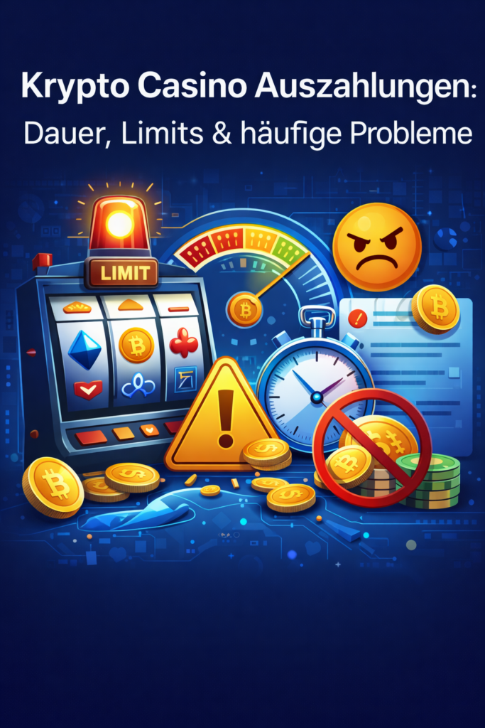 Krypto Casino Auszahlungen – Dauer, Limits und häufige Probleme bei Crypto Casinos