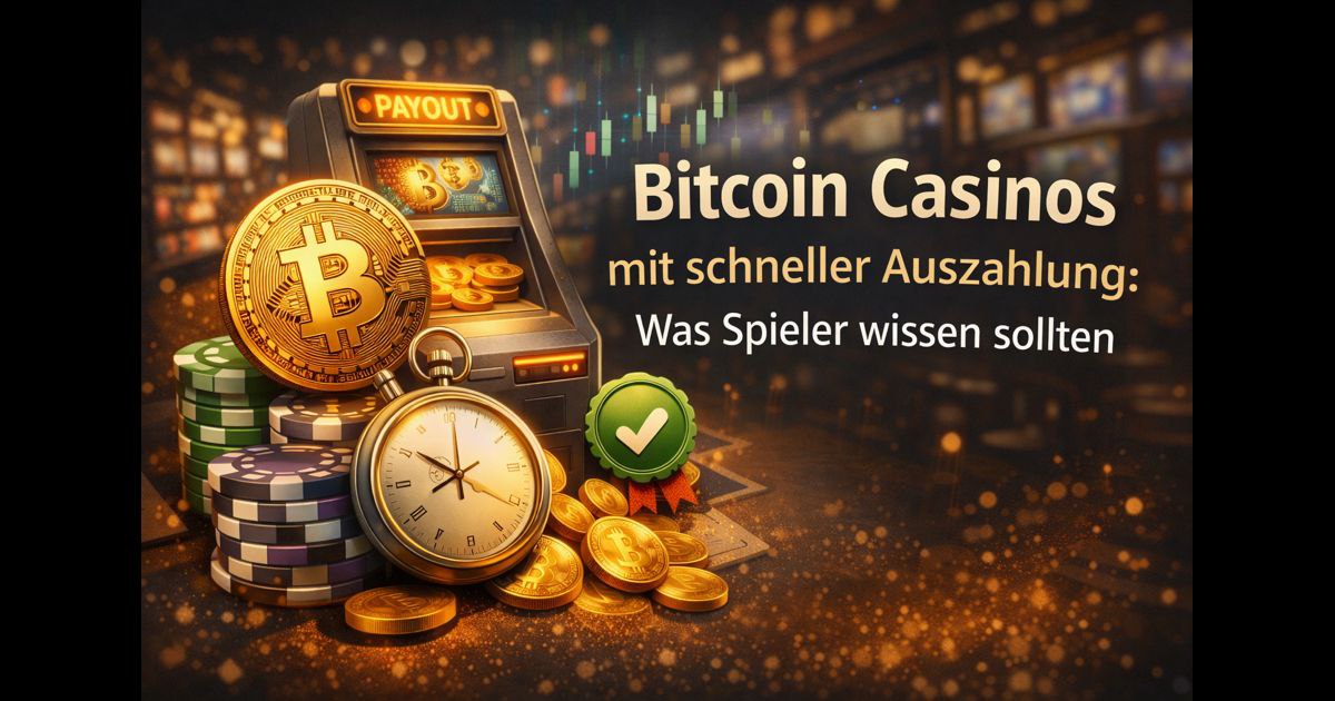 Bitcoin Casinos mit schneller Auszahlung – transparente Krypto-Auszahlungsprozesse erklärt