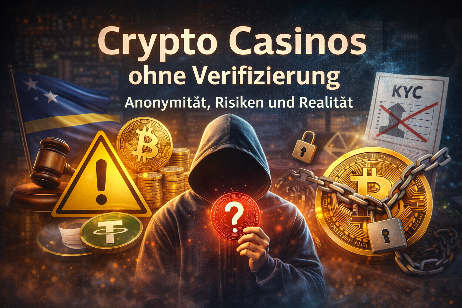 Krypto Casino ohne Verifizierung – anonymes Spielen ohne KYC mit Kryptowährungen